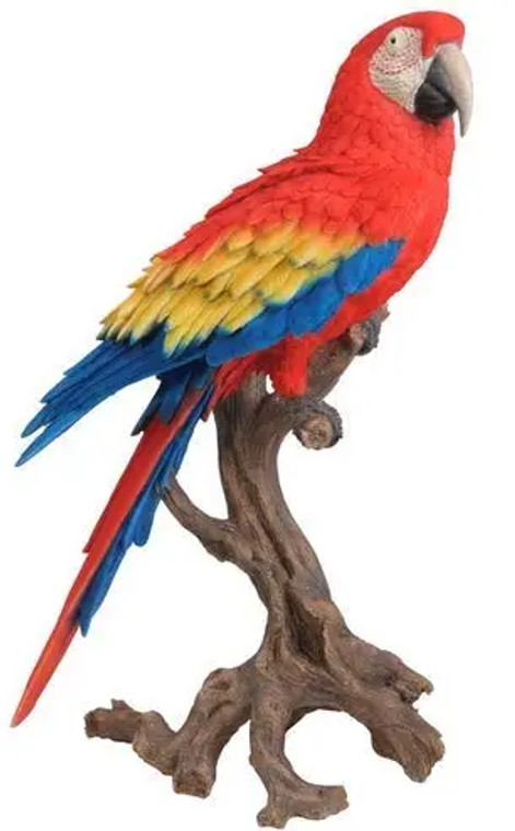 Macaw Statue - Red