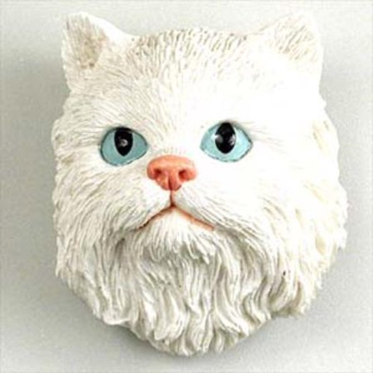 Persian, White Cat Magnet