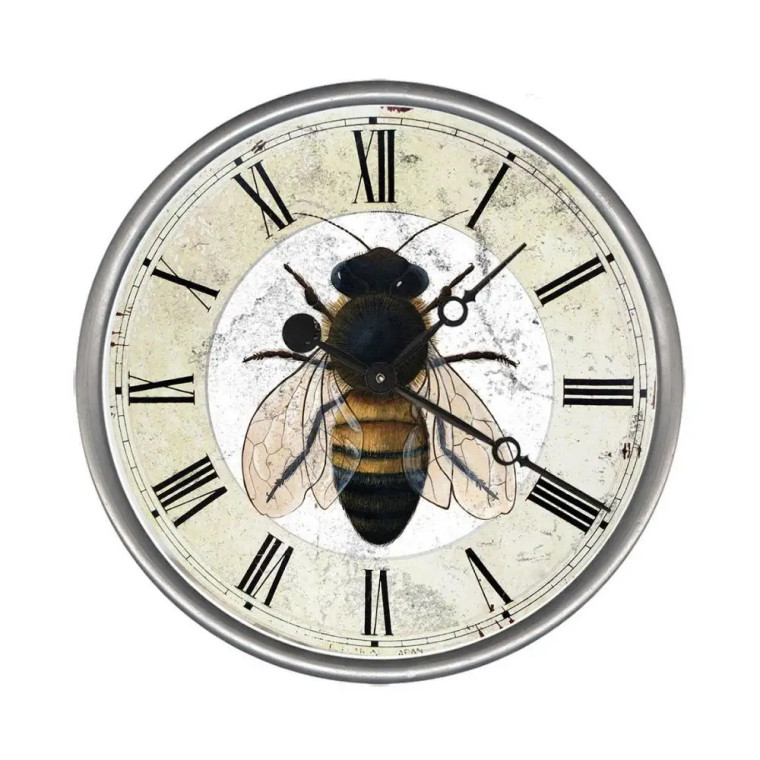 Vintage Bee Wall Clock