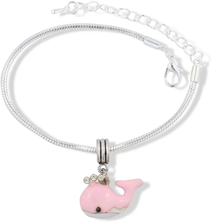 Pink Whale Bracelet