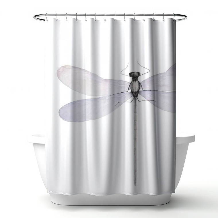 Delicate Dragonfly Shower Curtain