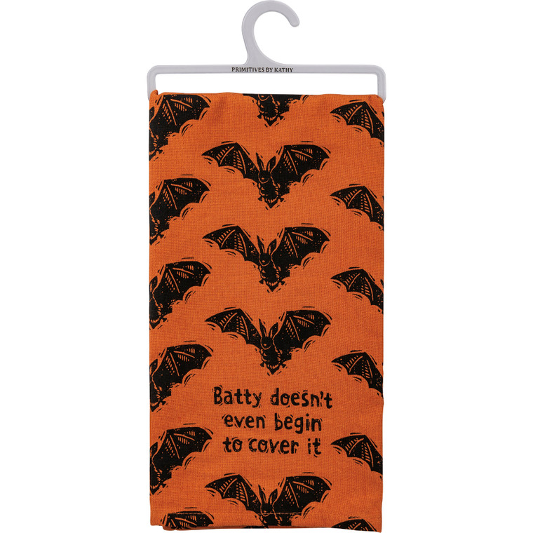 Batty Doesn't Cover It - Halloween Kitchen Towel