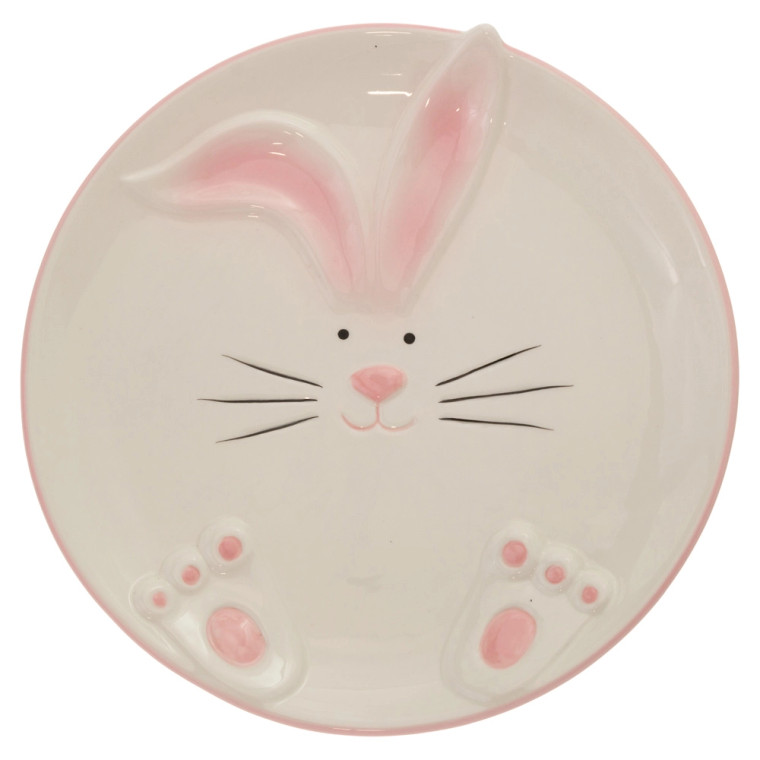 White Bunny Face Plate