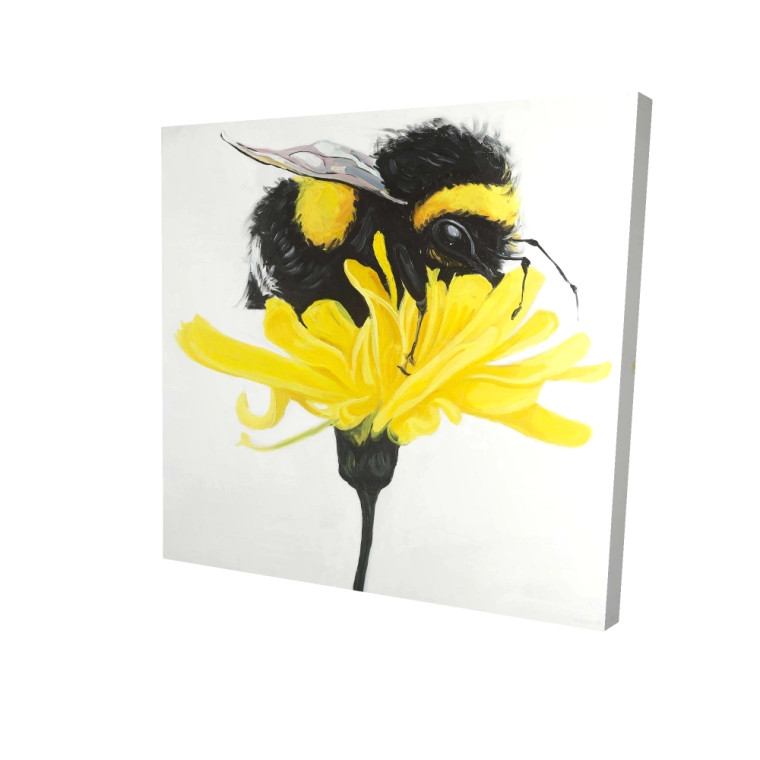 Bumblebee on a Dandelion Fine Art Print