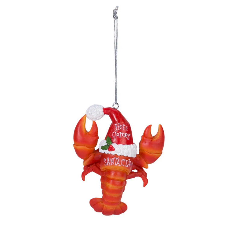 Santa Claws - Red Lobster Christmas Ornament