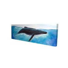 Blue Sky Whale Fine Art Print - Long