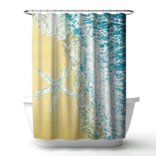 Coastal Starfish Shower Curtain