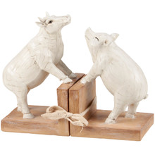 Cow & Pig Bookends