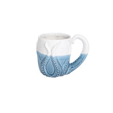 Blue & Bisque Octopus Mug