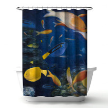 Underwater Ocean Fish Shower Curtain