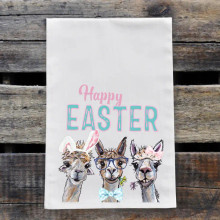 Alpaca Trio Easter Kitchen Towel