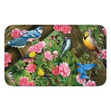 Spring Songbirds Memory Foam Rug