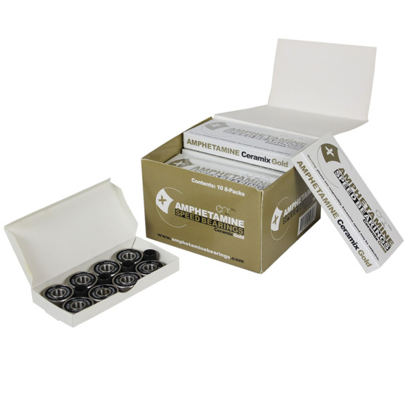 Amphetamine - Ceramic Gold Bearings Packaged Box of 10
