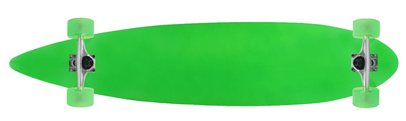 Moose Pintail 9" x 43" Longboard Neon Green Complete