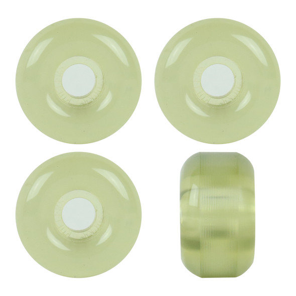 Blank Wheel - 53mm Blank 97A Clear Yellow Tint (Set of 4)