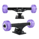 Skateboard Truck/Wheel Assembly Core 6.0 Black / 55mm Bigfoot Purple / Abec 9 (Pair)