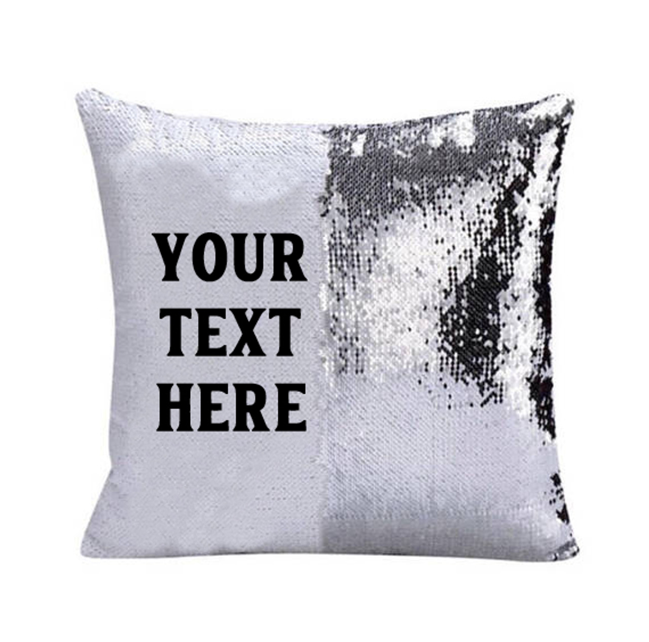 personalized pillow sequin