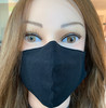 Black Cotton Face Mask (2 Filters)