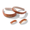 Balmain Riviera Luxury Leather Barrette - Large