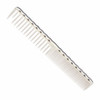 YS Park 332 Wide/Fine Tooth Cutting Comb White