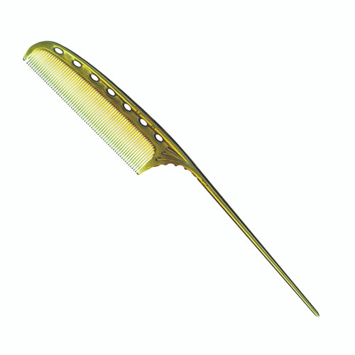 YS Park 113 Fine Tooth Mini Tail Comb Camel