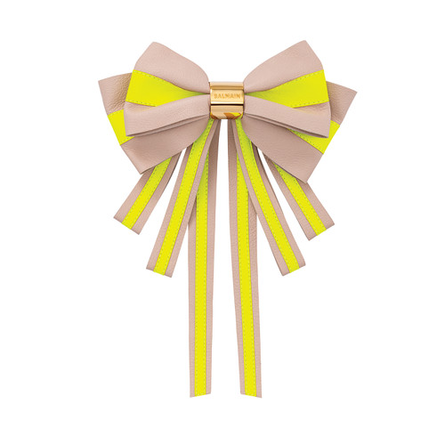 Balmain Limited Edition Leather Bow Barrette SS22