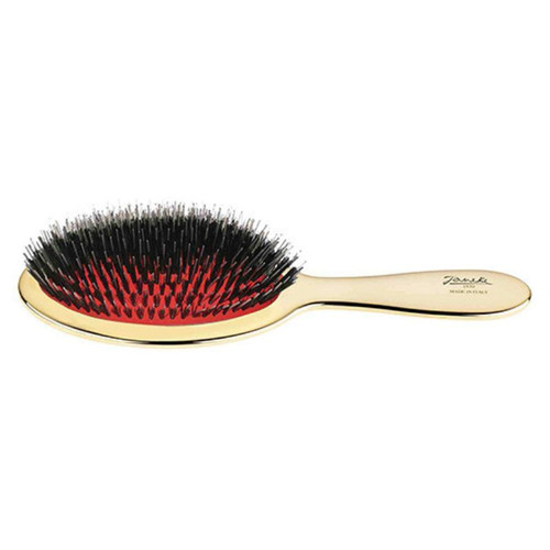 Janeke Gold Classic Hairbrush with Boar/Nylon Bristles