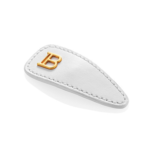 Balmain SS25 C2 Printemps Leather Hair Slide Balmain SS25 C2 Printemps Leather Hair Slide