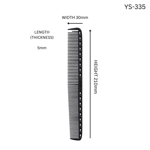 YS Park 335 Long Fine Tooth Cutting Comb
