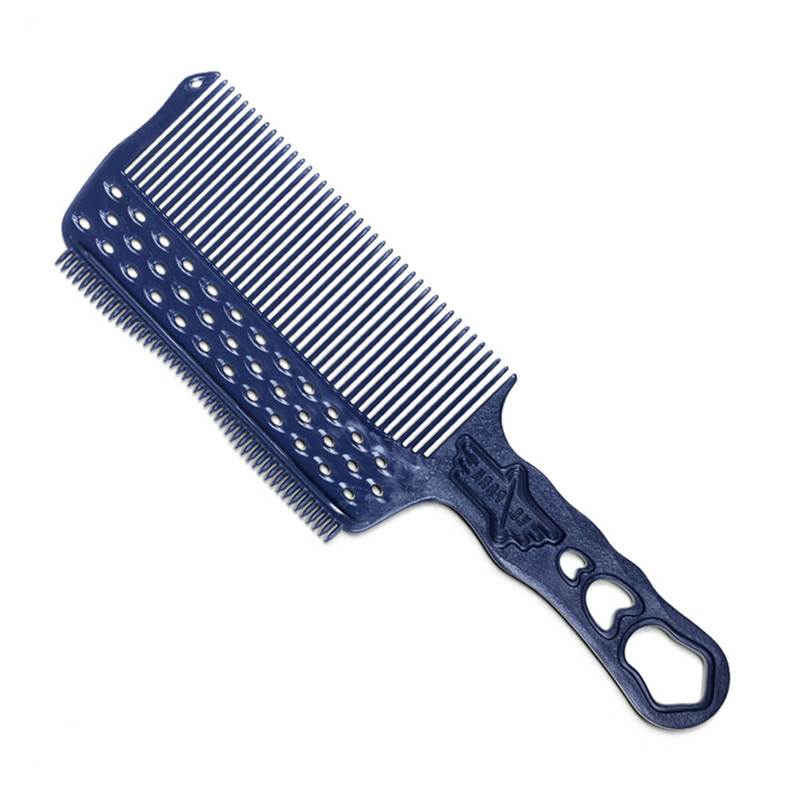 YS Park Slim 282 Clipper Comb with Teeth & Guard Left Hand - Blue