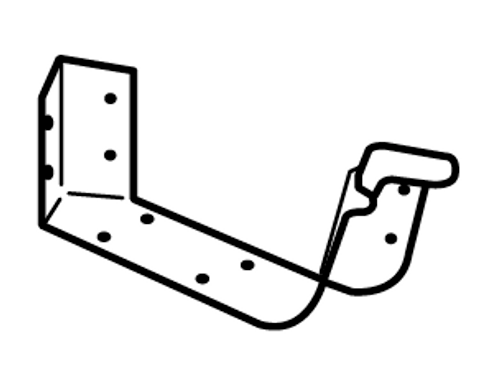 Hi Front Quad Gutter 90 Degree Internal Corner Bracket