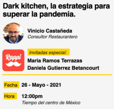 [Webinar] Dark kitchen, la estrategia para superar la pandemia
