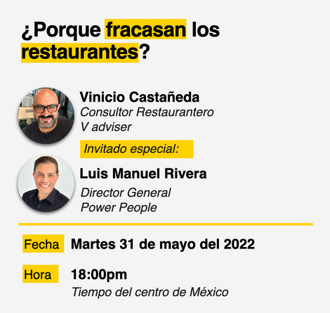 [Webinar] ¿Porque fracasan los restaurantes?