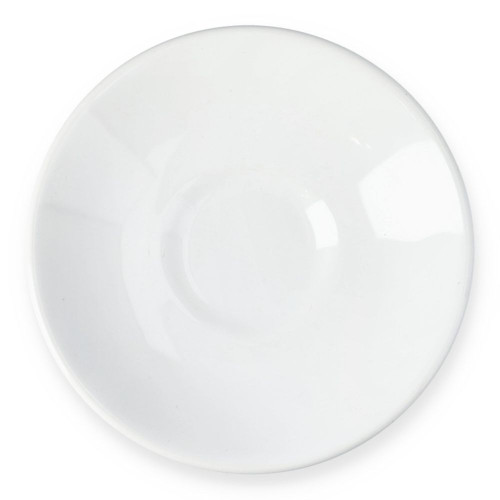 Plato para taza Anfora de Porcelana 15 cm color Blanco- IAPC1512BLCO3