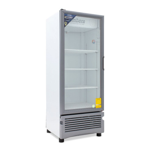 Refrigerador Imbera color blanco con puerta de vidrio con capacidad de 17 pies - VR-17