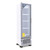 Refrigerador Exhibidor Imbera de Puerta de Vidrio con Capacidad de 8 pies y Gabinete de Color Blanco - VR-08