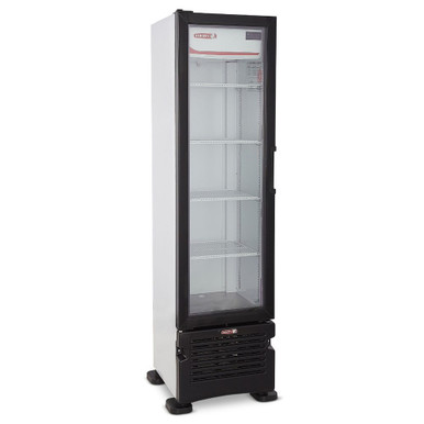 Refrigerador exhibidor Torrey de puerta de vidrio con capacidad de 