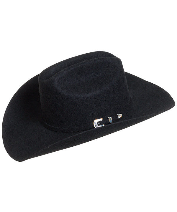 Stetson Oak Ridge 3X Wool Felt Cowboy Hat - Black