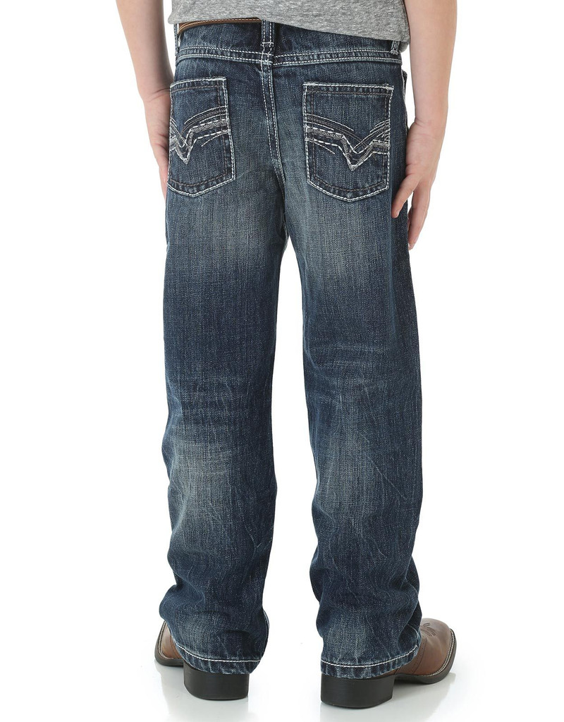 Wrangler Boy's 42 Low Rise Slim Fit Boot Cut Jeans (Sizes 1T-7) - Canyon Lake