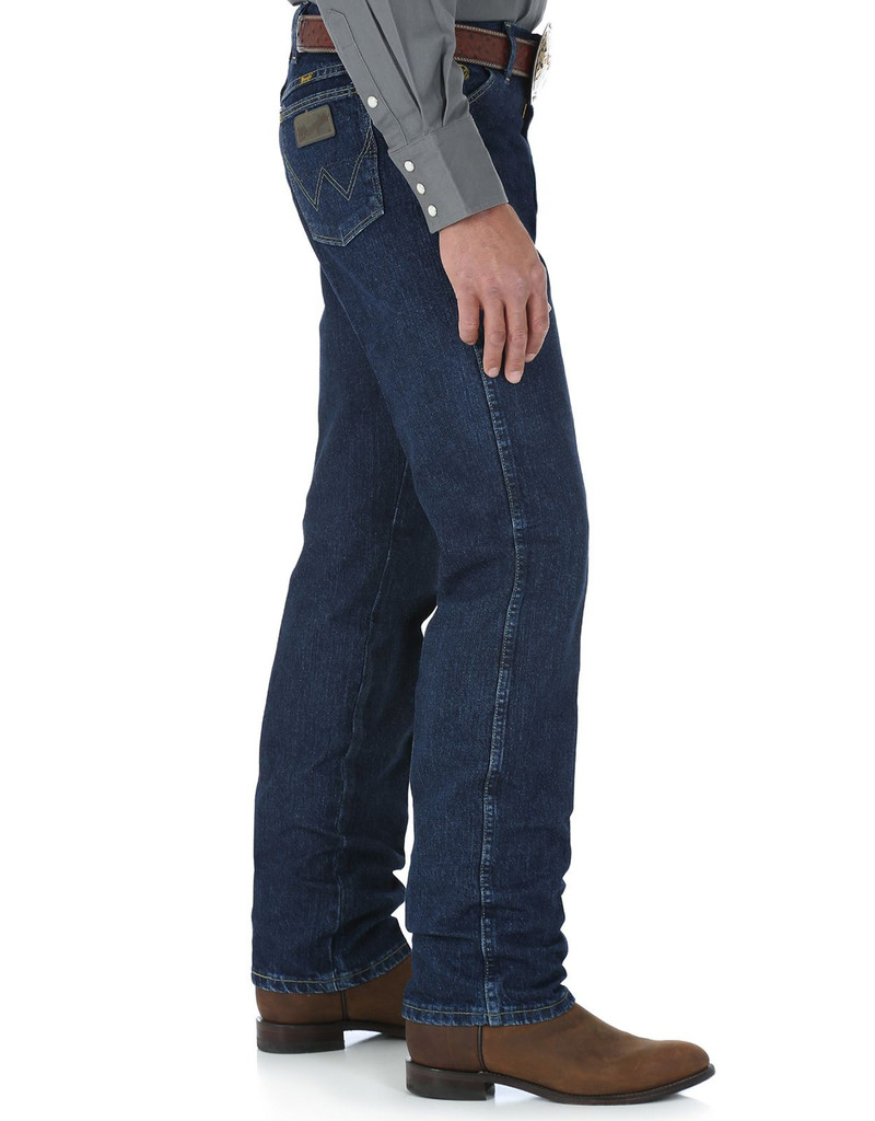 Wrangler Men's George Straight 13 High Rise Regular Fit Boot Cut Jeans - Dark Stone