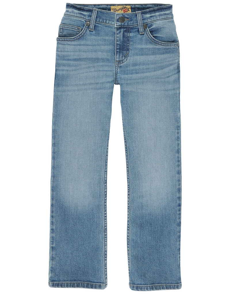 Wrangler Boys' 44 Stretch Low Rise Slim Fit Straight Leg Jeans (Sizes ...