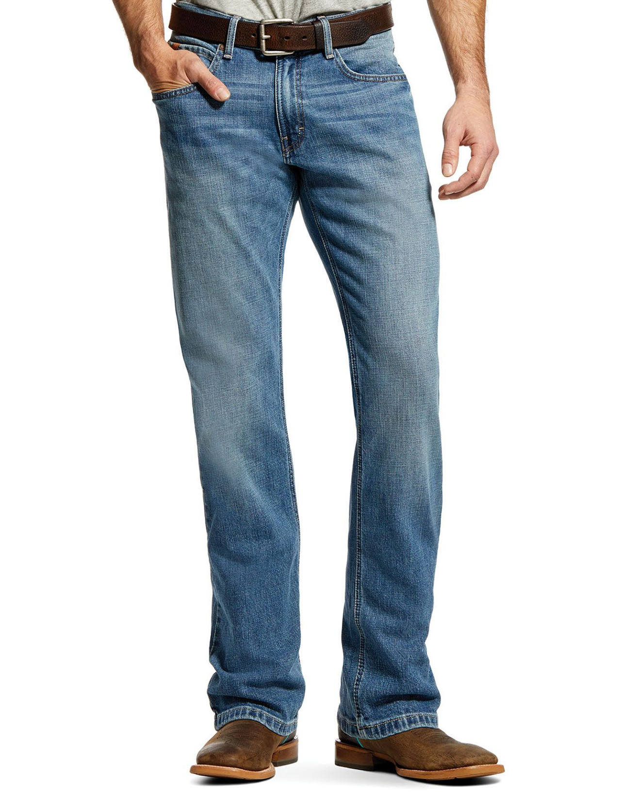 Ariat Men's M4 Relaxed Legacy Stretch Low Rise Relaxed Fit Straight Leg ...
