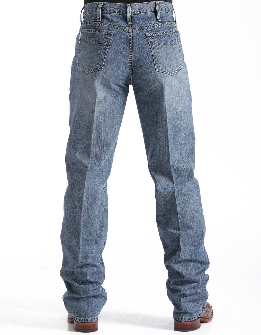 Cinch Men’s White Label Jeans - Medium Stonewash | Langston’s