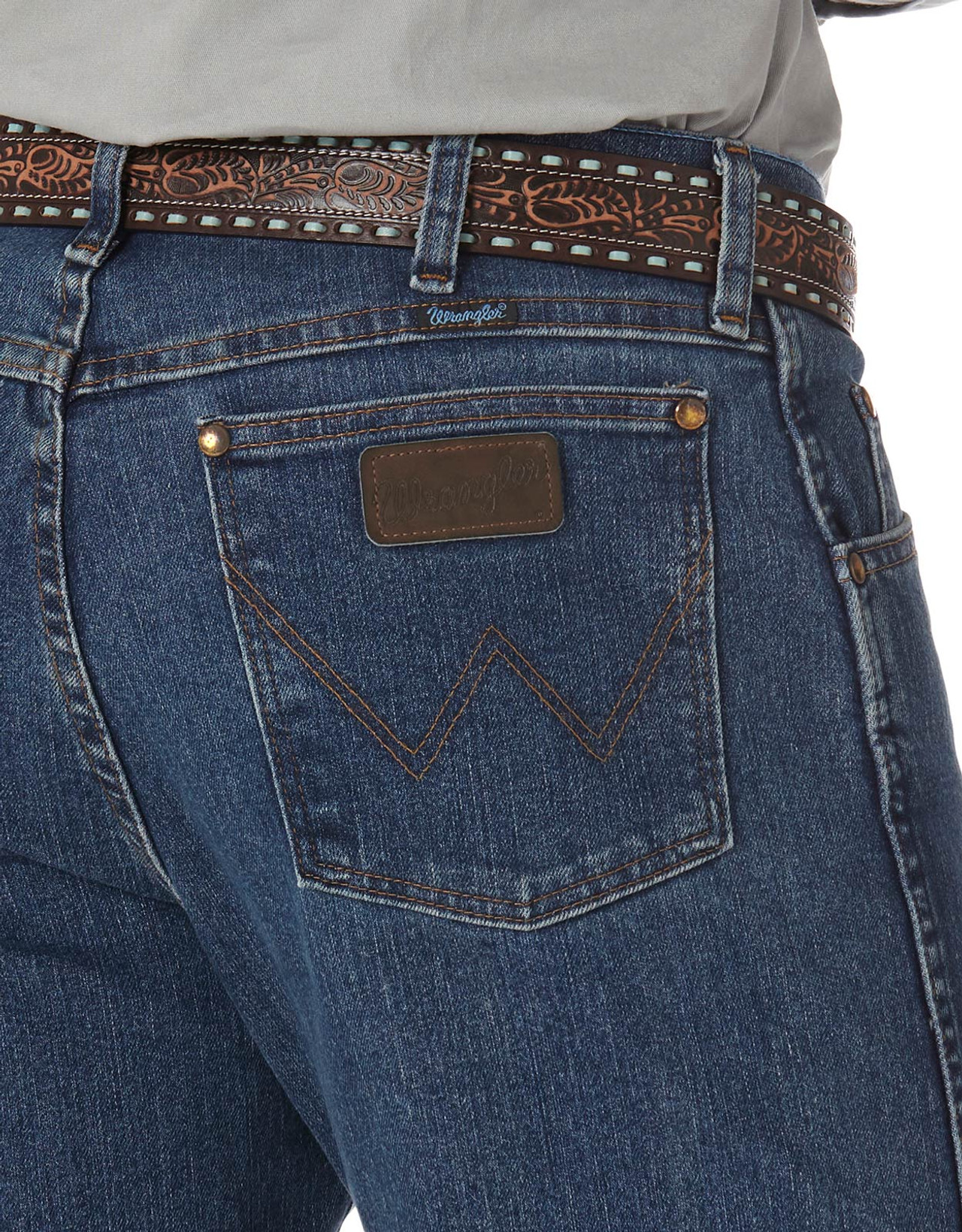 Wrangler Men's 47 Regular Advanced Comfort Stretch Mid Rise Regular Fit ...