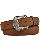 3D Men's 1 1/2" Basic Overlay Belt - Brown