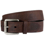 Ariat Men's Premium Leather Triple Row Stitch Belt - Brown Rowdy