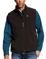 Ariat Men's Vernon 2.0 Softshell Solid Zip Vest - Coffee Bean