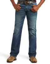 Ariat Men's M7 Slim Stretch Low Rise Slim Fit Straight Leg Jeans - Silverton