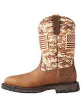 Ariat Men's Workhog Patriot 11" Square Toe Work Boots - Brown/Camo