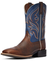 Ariat Men's Sport Knockout 11" Wide Square Toe Boots - Brown/Blue